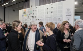 AAE 2016: Welcome drinks and launch of a special publication in conjunction with Architectural review to commemorate 175 years of Architectural Education at UCL. Held at Bartlett School of Architecture. 140, Hampstead Road, London. 07/04/2016.