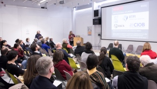 AAE 2016: Lorraine Farrelly (University of Reading) speaking about Education for Uncertainty during AAE, The Research Based Education 2016 international peer reviewed conference. Held at Bartlett School of Architecture. 140, Hampstead Road, London. 08/04/2016.